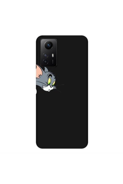 Other Xiaomi Redmi Note 12s Tom 1 Black Colored Silicone TPU Θήκη