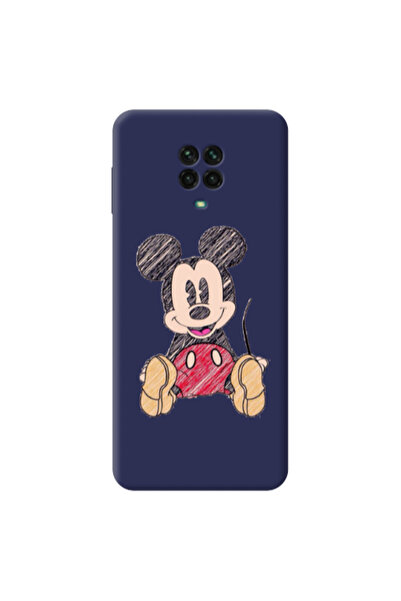Other Xiaomi Redmi Note 9 Pro Mickey mouse 2 Dark blue Colored Silicone TPU Θήκη