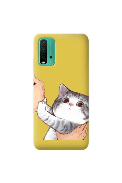Other Xiaomi Poco M3 No Kiss Yellow Colored Silicone TPU Θήκη