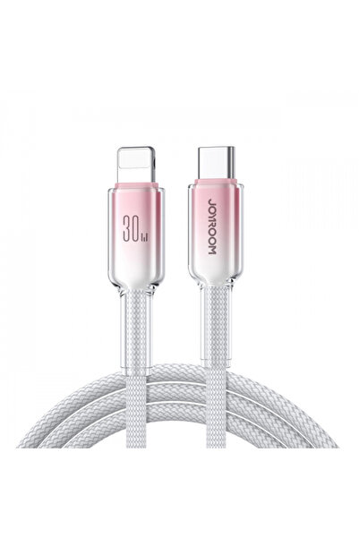 Joyroom Cablu Date si Incarcare USB-C - Lightning S-A42, 30W, 1.2m, Alb