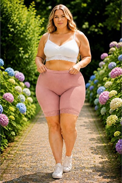 MİSSEMMA Women's Plus Size Shorts Underwear Bamboo-Cotton Breathable Fabric