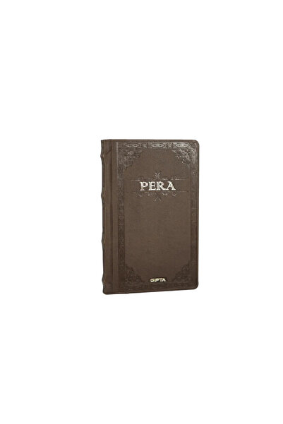 Gıpta Pera Defter Çizgisiz 13X21 - Kahverengi
