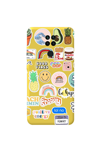 Other Xiaomi Redmi Note 9 Good vibes Yellow Colored Silicone TPU Θήκη