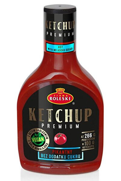 OEM Ketchup picant Keto Roleski, fara zahar, 425g, cu sare himalayana