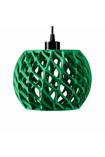 PrintForge Abajur Halo, PrintForge®, printat 3D, 23x23x17 cm, fabricat din PL...