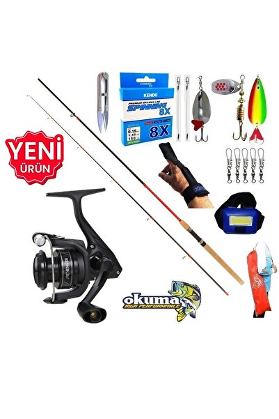 Okuma Revenger Rv-4000A 270cm 10-35gr Karbon Red Zoom Turna Spin Olta Takımı ...
