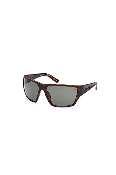 Timberland Dark Havana / Green Polarized Polarized Injected Male Sunglasses