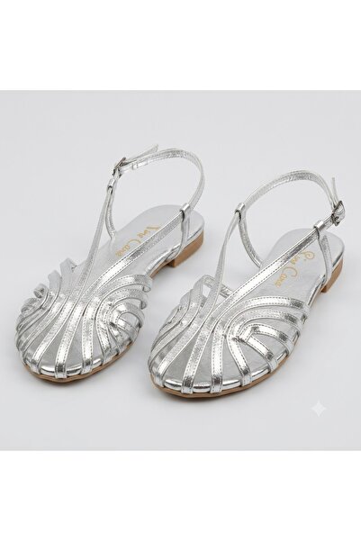 KİNDEP (Pine Cone) Casual Women's Sandals Silver