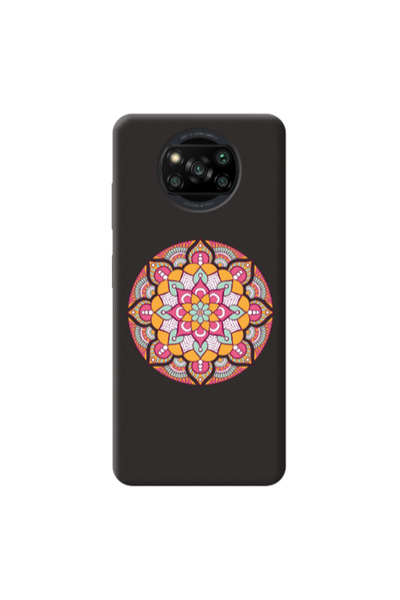 Other Xiaomi Poco X3 /X3 Pro Mandala D103 Black Colored Silicone TPU Θήκη
