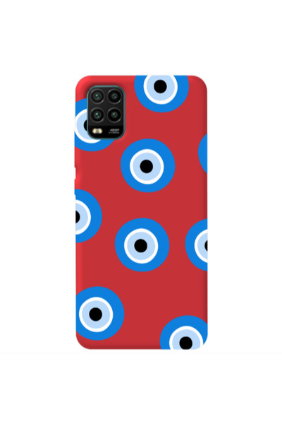 Other Xiaomi Mi 10 Lite Evil eyes beads Red Colored Silicone TPU Θήκη