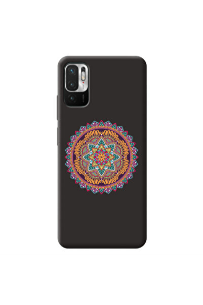 Other Xiaomi Redmi Note 10 Pro 5G Mandala D102 Black Colored Silicone TPU Θήκη