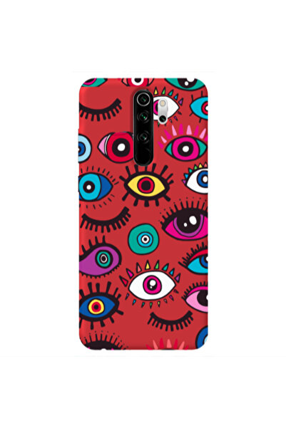 Other Xiaomi Redmi Note 8 Pro Multiple eyes Red Colored Silicone TPU Θήκη