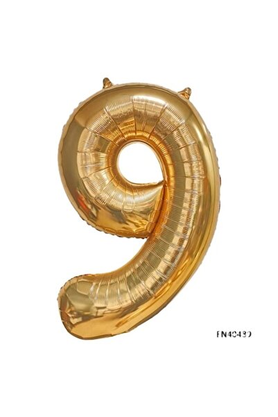 OEM Balon din folie număr, 102cm, Auriu Italia