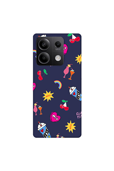 Other Xiaomi Redmi Note 13 5G glam time Dark blue Colored Silicone TPU Θήκη