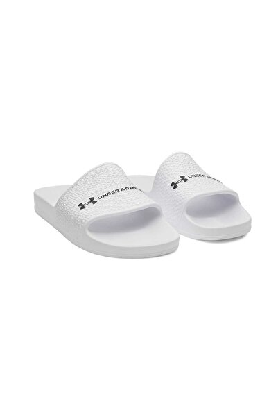 Under Armour White Men's Armr Slide Lite Slippers
