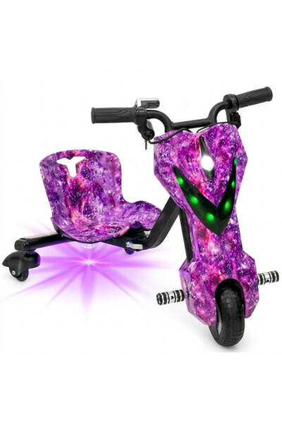 OEM Tricicletă electrică de drift pentru copii, 6 INCH, Drift, ROZ, Baterie 3...