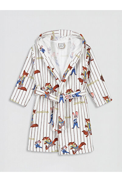 LC Waikiki Two Mt Shop Quality Lcw Home Mixed Printed Children's Bathrobe