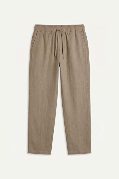 DeFacto Baggy Fit Elastic Waist Green Trousers G2592Ax26Au
