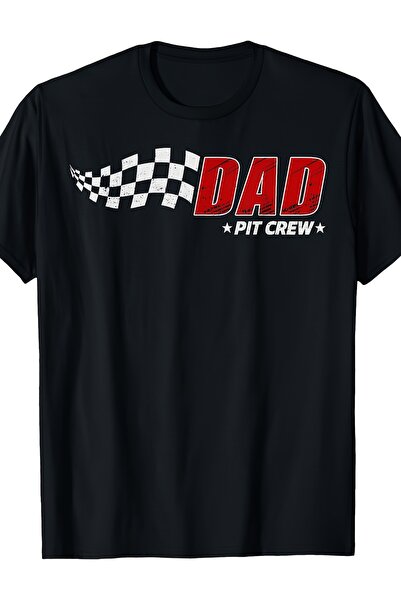 212Wear تي شيرت رجالي كاجوال بتصميم طباعة Racer Father، قميص بأكمام قصيرة ويا...