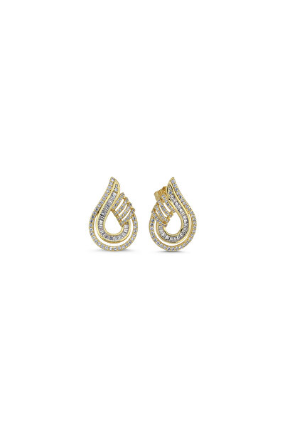 Merano Design Kuğu Gold Küpe
