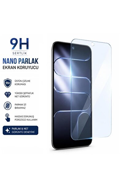 Engo Tecno Spark 50 5G İle Uyumlu Ekran Koruyucu 9H Temperli Kırılmaz Esnek Nano Cam, HD Şeffaf (KN8)