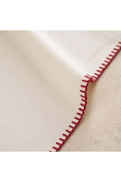 Yıldızan Edl Shop Oradea Tasseled Runner Bordo 45X145 cm Edl Shop 1290799