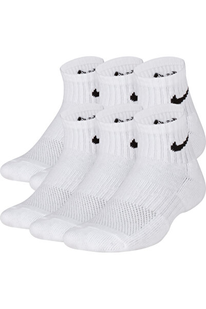 Nike Everyday Cushioned Ankle Socks 6lı Paket White