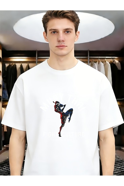 BASEPULSE muay thai fight culture boxing retro cool Comfort Soft Men Funny Un...
