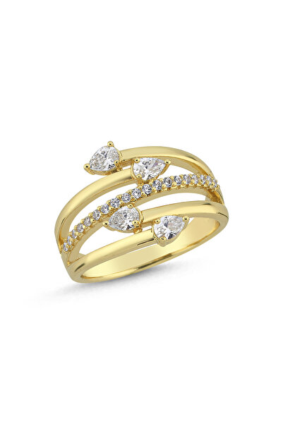 Merano Design Damla Gold Yüzük