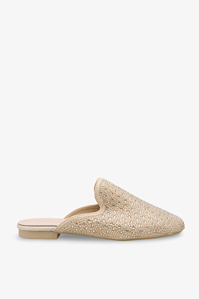 İNNABUTİKK Pealsıa Women's Stone Slippers - Tan