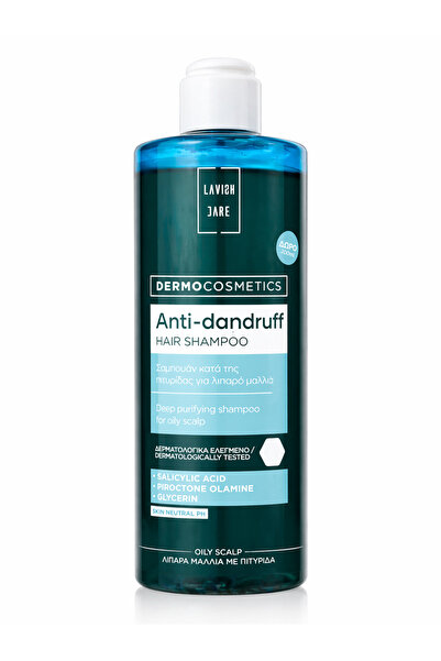 Lavish Care Dermocosmetics Σαμπουάν Kατα της Πιτυρίδας για Λιπαρά Μαλλιά, 400ml