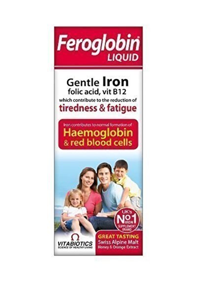 Vitabiotics Feroglobin B12 Liquid Συμπλήρωμα Σιδήρου για Ενήλικες &amp; Παιδι...