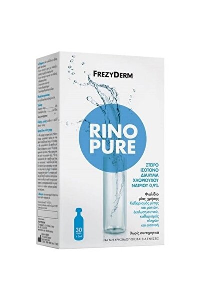 Frezyderm Rinopure Αποστειρωμένος Φυσιολογικός Ορός σε Αμπούλες για την Ρινικ...