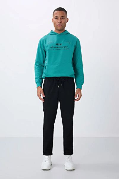 TOMMY LIFE T15Er-82154 بنطلون رياضي للرجال ذو أرجل مستقيمة