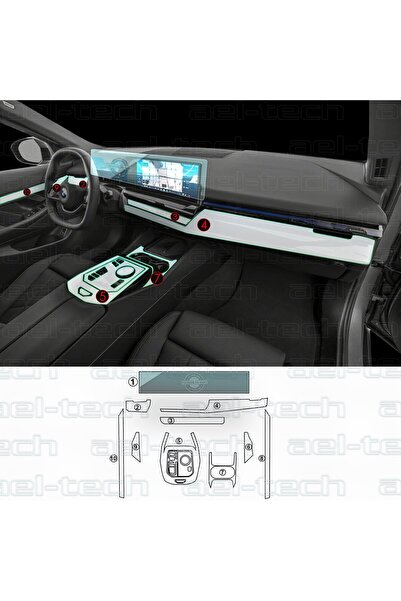 Oroel Bmw 5 Series Compatible Navigation Digital Display Nano and Piano Black...