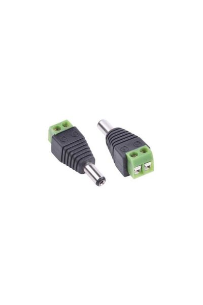 Active Set de 4 conectori de alimentare DC tată de 5.5x2.1mm cu terminale cu ...