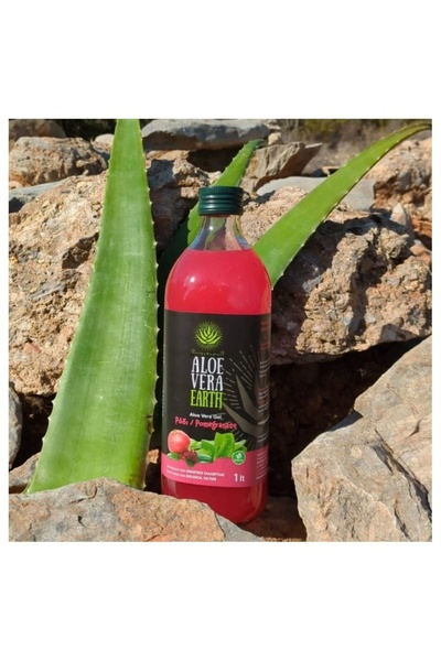Aloe Vera Gel – Aromă de rodie (cu bucăți de aloe) |   1000ml