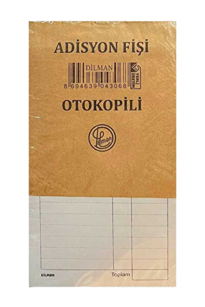 Dağtaş Kırtasiye Dilman Receipt Receipt 8X14,5 cm Self-Adhesive 1 Piece
