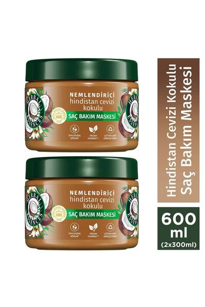 Herbal Essences Nemlendirici Hindistan Cevizi Kokulu Saç Bakım Maskesi 300ml x2
