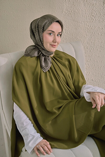 Silk Home Twill Silk Patterned Scarf 11520