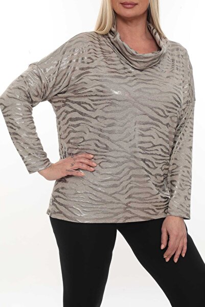 QRUVAZE Plus Size Degaje Collar
