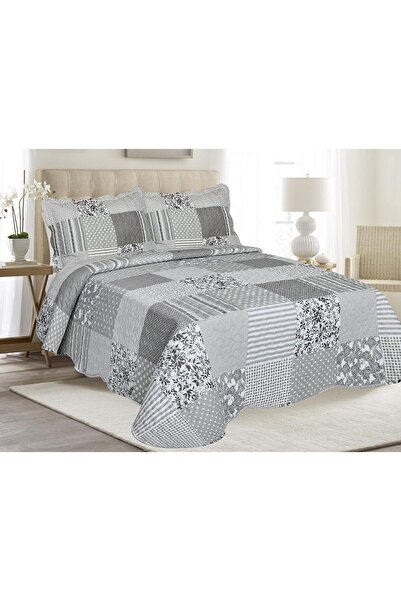 Linea Home ΣΕΤ ΚΟΥΒΕΡΛΙ ΕΜΠΡΙΜΕ ΓΚΡΙ 7801 MIKROFIBER ΜΟΝΟ 160Χ220 + ΜΑΞΙΛΑΡΙ ...