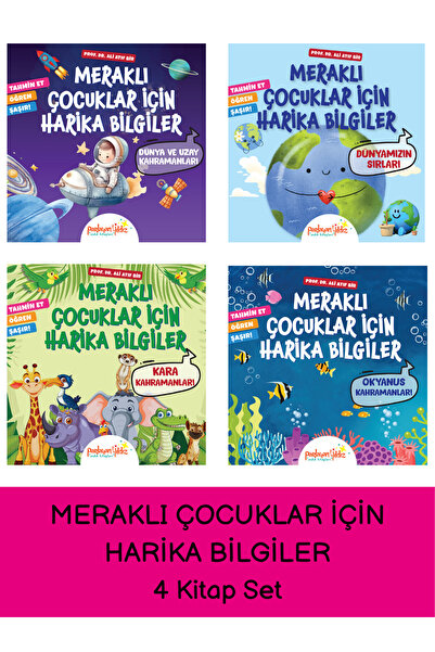 Parlayan Yıldız MERAKLI ÇOCUKLAR İÇİN HARİKA BİLGİLER 4 KİTAP SET