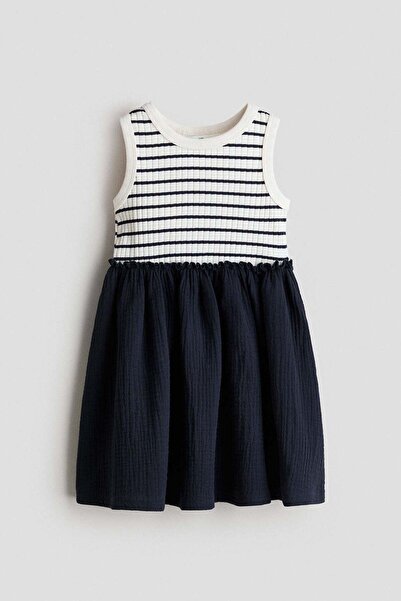H&M Muslin-skirt dress