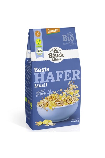 Bauckhof Musli cu ovaz fara gluten demeter,