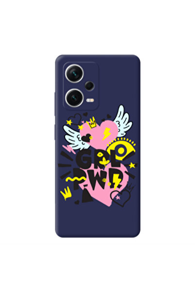Other Xiaomi Poco X5 Grl Pwr Dark blue Colored Silicone TPU Θήκη