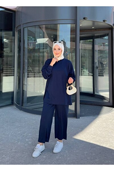 nurvina modest wear Καλοκαιρινή Υπερμεγέθης Μπλούζα Modal με Κόψιμο σε Σχήμα ...