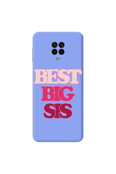 Other Xiaomi Redmi Note 9 Pro Best Big Sis Light Purple Colored Silicone TPU ...