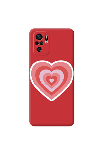 Other Xiaomi Redmi Note 10S My Heart Is Yours Red Colored Silicone TPU Θήκη