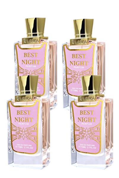 RIAVA PERFUMES 4 قطع من أفضل عطور الليل 75 مل